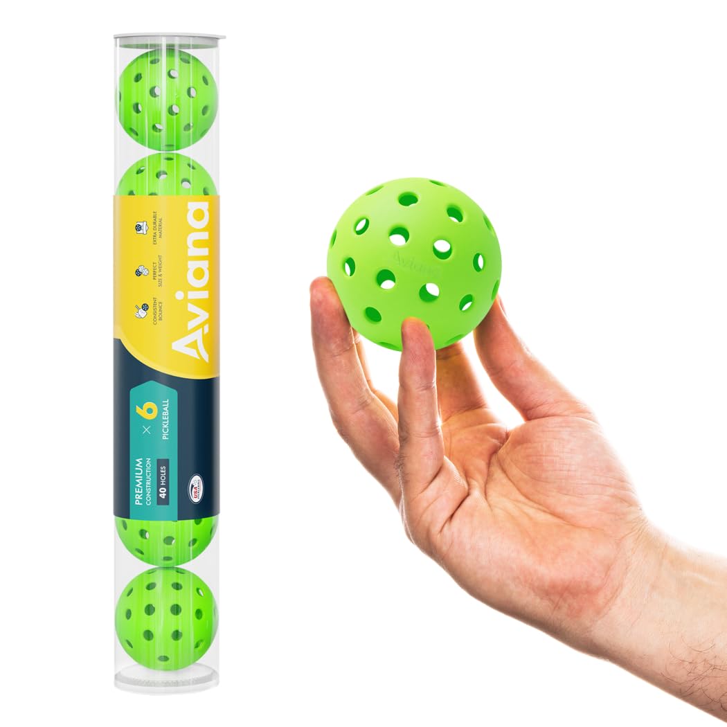Tournament Pickleballs — USAPA Approved, 6 Pack
