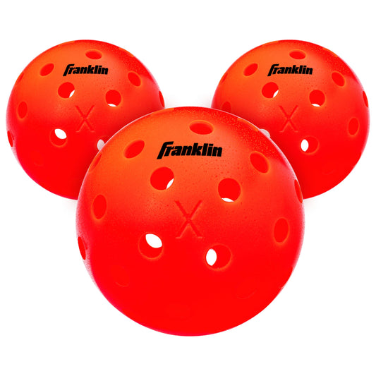 Franklin X-40 Outdoor Pickleballs — 3 Pack